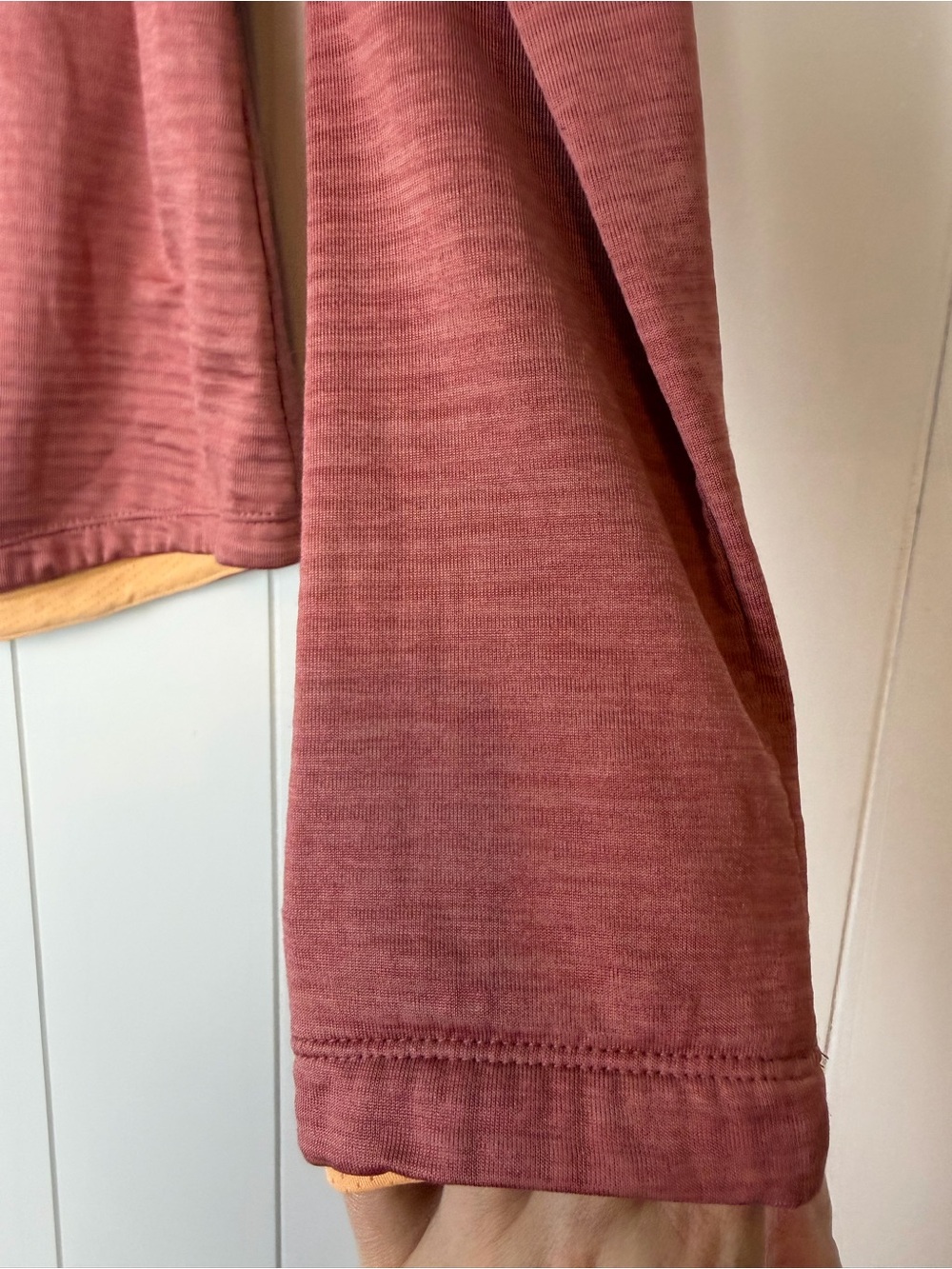 New Balance Womens Half-Zip Performance Pullover - Dusty Rose - Picture 8 of 8